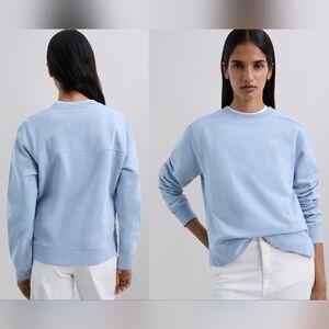 NWT Scalpers Skull Logo Sweatshirt Sz XS Crewneck Fade 100% Cotton Hi Low Hem
